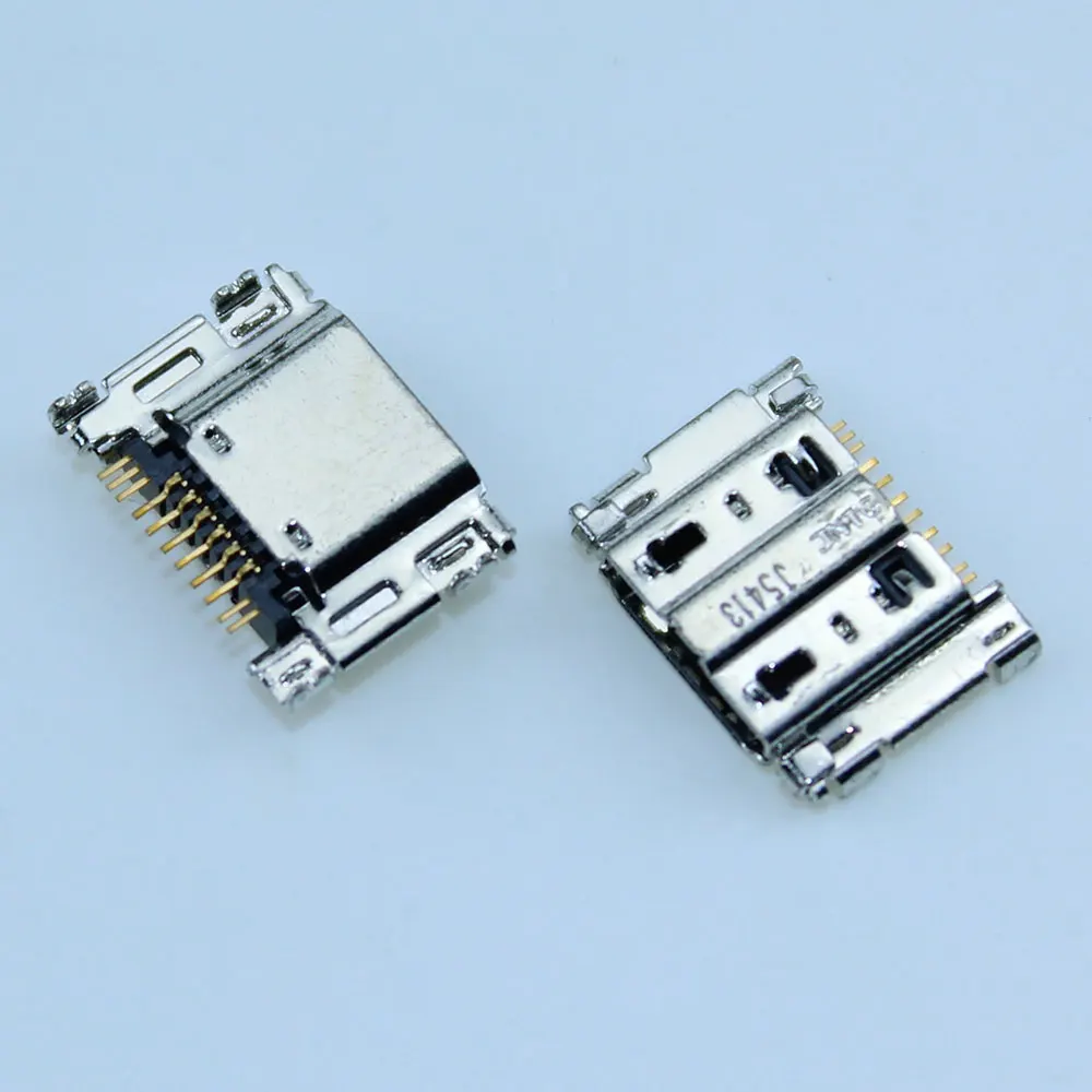 10-50Pcs Micro Usb 11Pin Mini Connettore Porta Di Ricarica Mobile Per Samsung Galaxy Premier I9260 I9268 K Zoom C1116