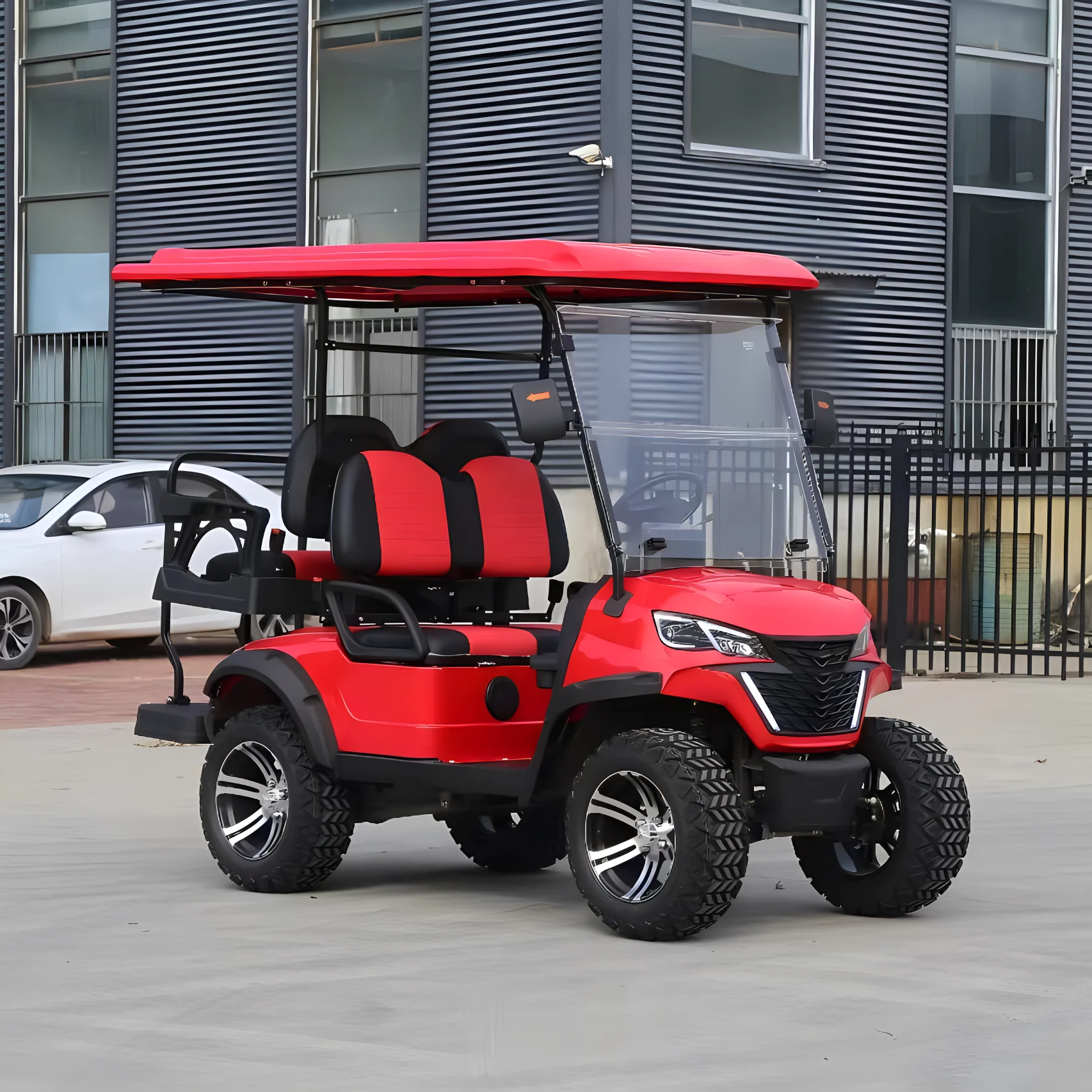 Batteria Al Litio Motore A Corrente Alternata Fuoristrada Golf De Cart Farm Usato Carrello Da Golf Con Trasmissione Manuale