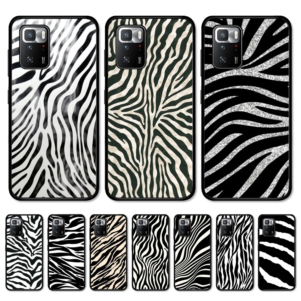 Custodia Per Telefono Zebra Skin Per Samsung S 20 21 22 23 Plus Ultra Per Redmi Note 8 9 10 11 Per Huawei Y 5 6 9
