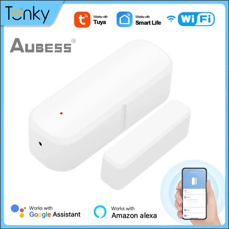 Tuya Wifi Smart Door Sensor Smart Life Telecomando Wireless Magnetic Door Window Open Rilevatore Chiuso Tramite Alexa Google Home