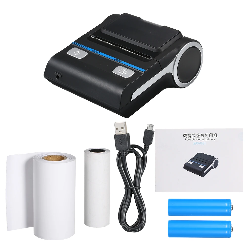 Mini Stampante Wireless Bluetooth 80Mm Stampante Termica Portatile Per Ricevute Telefono Cellulare Android Pos Pc Pocket Bill Impresoras