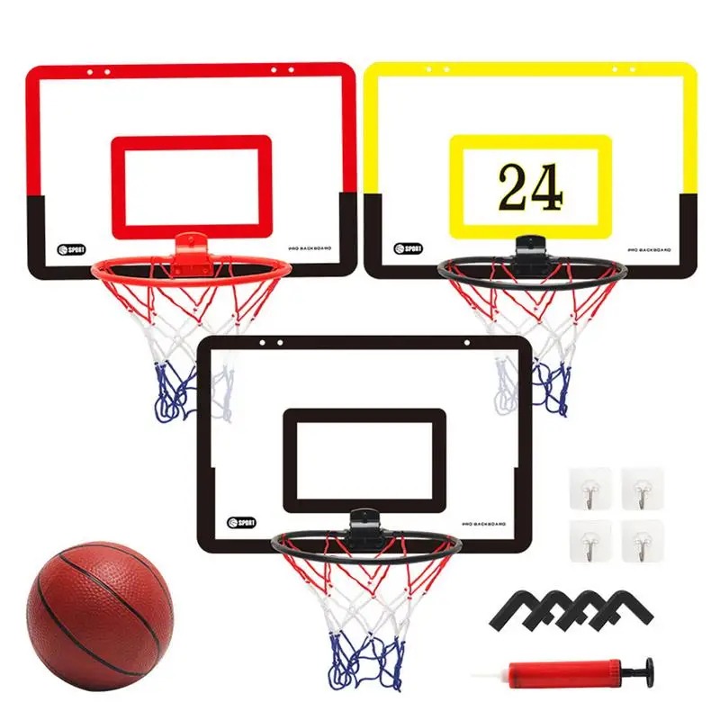 Set Sportivo Da Basket Per Bambini Basket Balls Basket Montaggio A Parete Canestro Da Basket Set Per Ragazzi Ragazze Tiro Giochi Di Allenamento Di Bas
