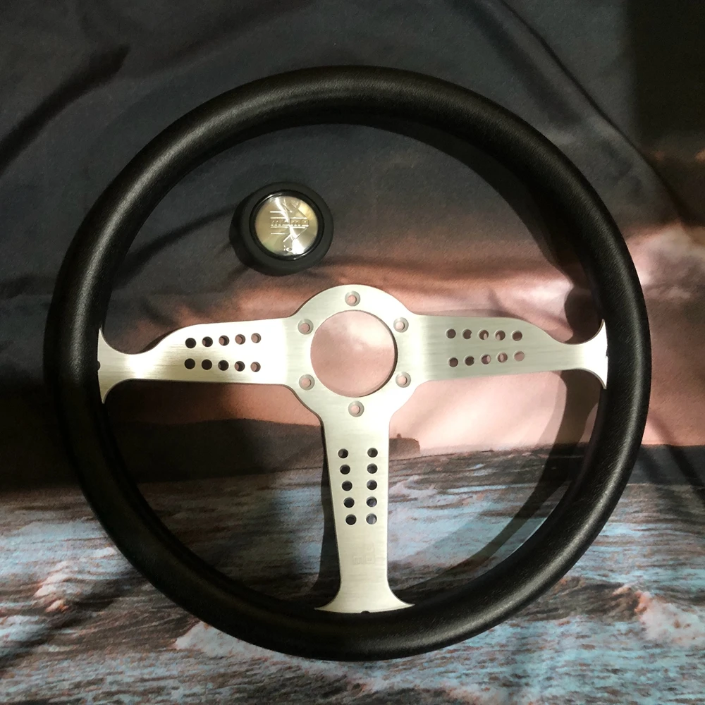 350Mm Drift Jdm Universal Classic Momo Heritage Grand Prix Volante 14 Pollici Racing Pu Volante In Pelle Volantes