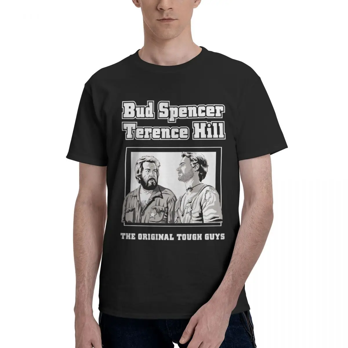 Bud Spencer E Terence Hill Vintage The Original Tough Guys T Shirt Tees Anime Mens Women T Shirt Graphic Y2K Clothes