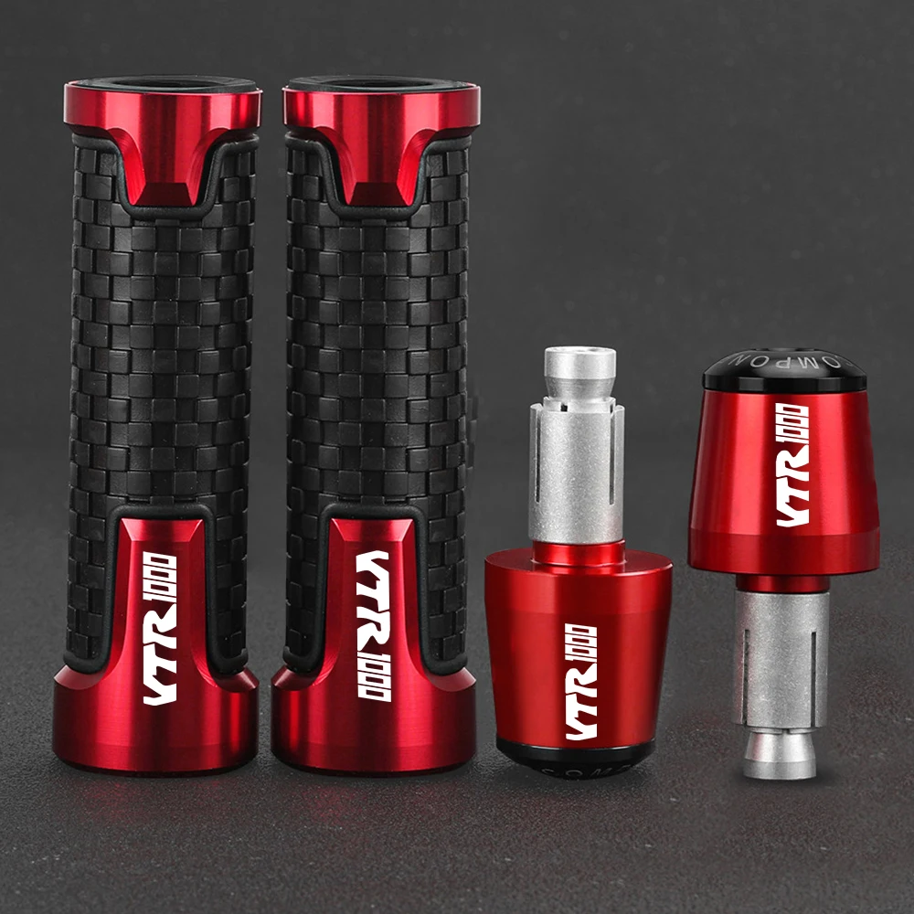 Per Honda Vtr1000 Vtr 1000 Vtr1000 Allyears Moto Universale 7/8 ''22Mm Manubrio Tappo Tappi Terminali Manopole Manubrio Accessori