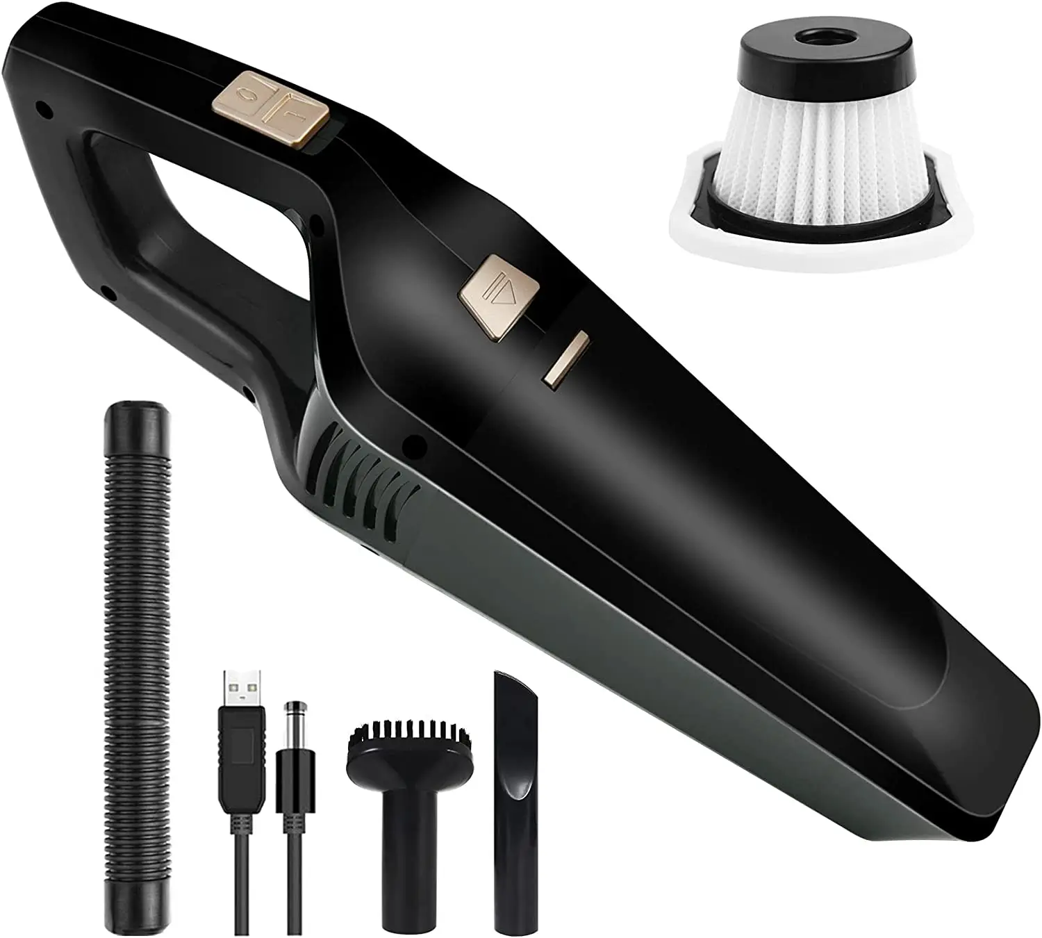 Aspirapolvere Portatili Senza Fili, Potente Aspirapolvere Portatile Hoover, Aspirapolvere Portatile Leggero Per Auto, Aspirapolvere Bagnato E Asciutto