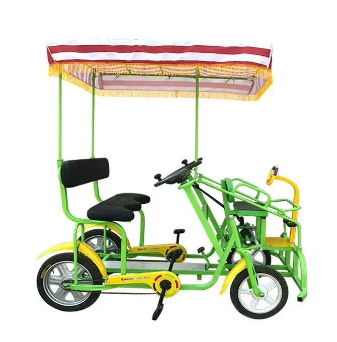 Bicicletta Tandem Turistica A Quattro Ruote Veicoli Turistici E Ricreativi Per Adulti 2 4 6 8 Persone Tandem Bike