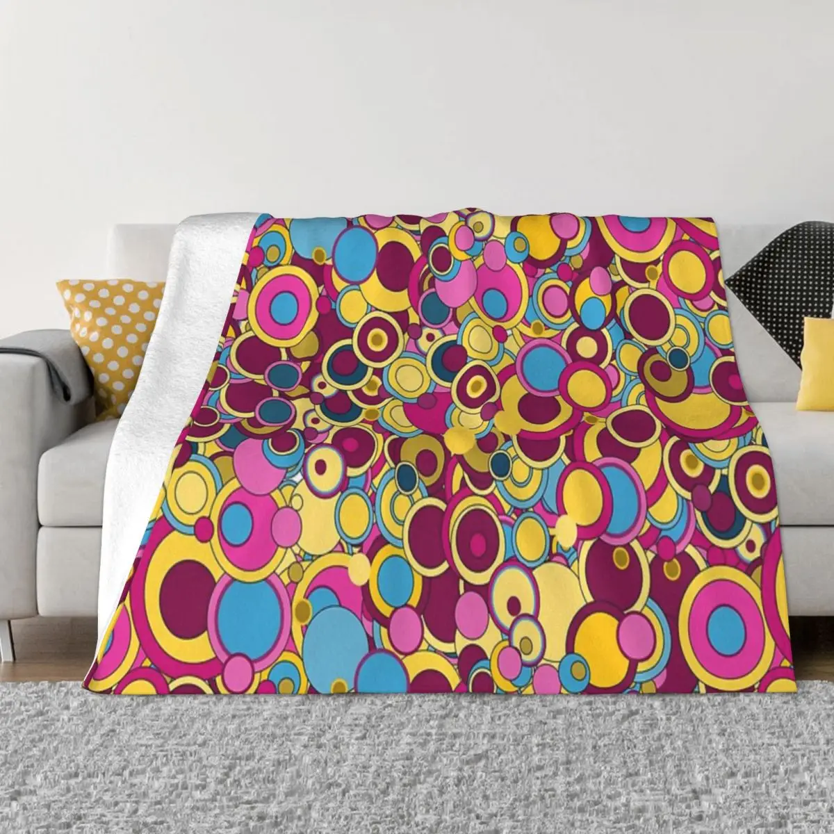 Copriletto Coperta Peter Max Bubbles Sul Letto Copriletti Da Spiaggia Per Letto Matrimoniale