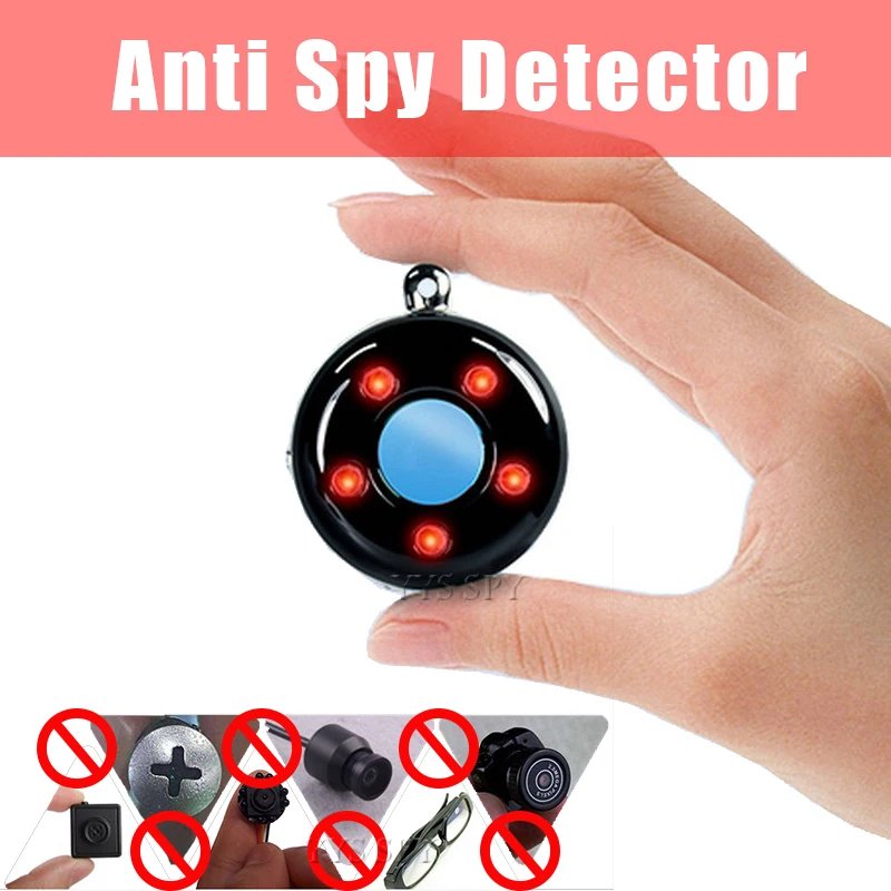 Mini K100 Rilevatore Di Lenti Laser Da Viaggio Portatile Anti Spy Camera Finder Vibrare Anti Ladro Candid Pinhole Hidden Cam Bug Scanner