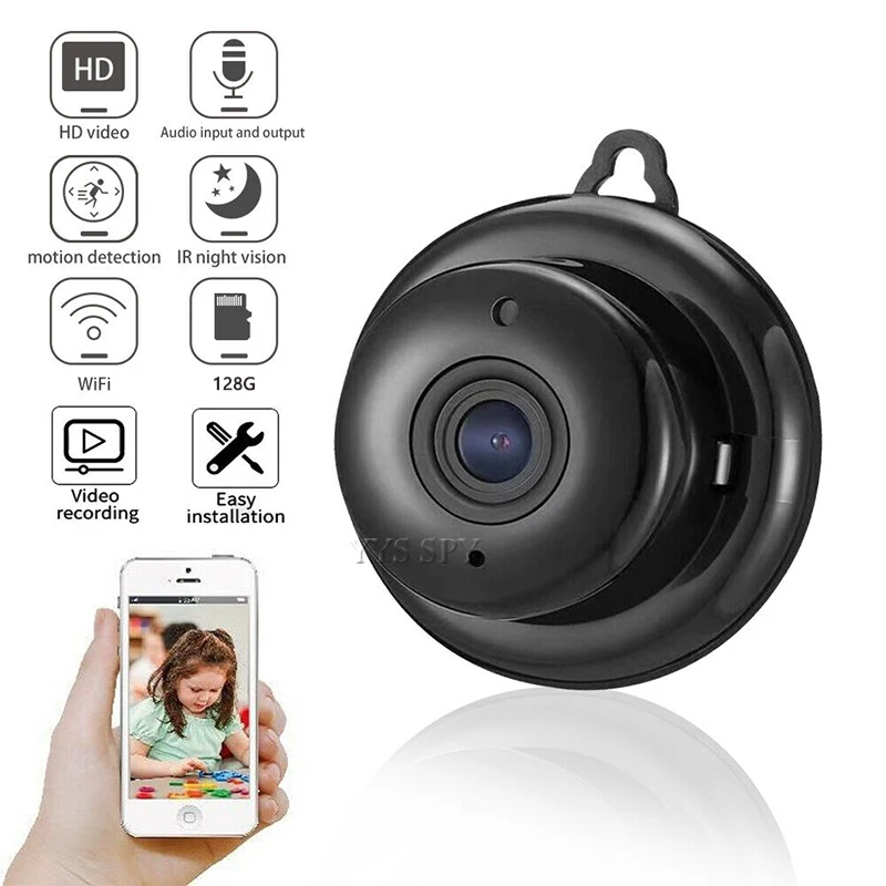 Mini Videocamera Wifi Video Digitale Piccola Videocamera Wireless Secret Gizli Kamera Visione Notturna Ip Microcamera Telecamera Di Sorveglianza Domes