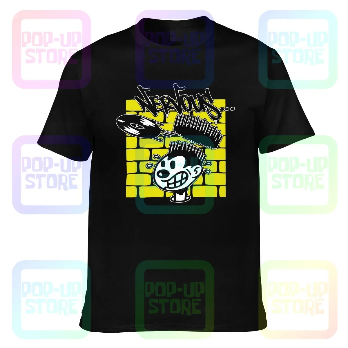 Neuror Records Technics Pioneer Denon Vestax Dj Rane Serato Delicious T-Shirt Tee Shirt Casual Confortevole