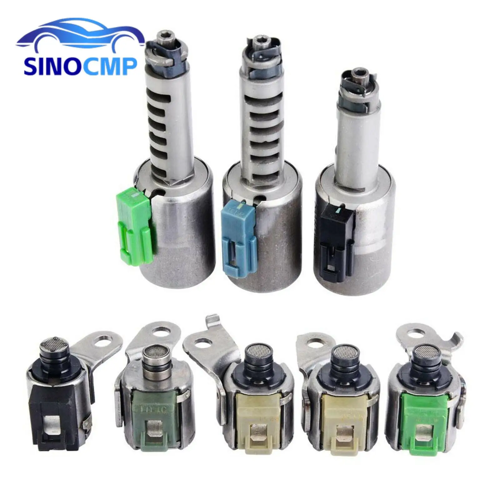 8 Pz Aw55-50Sn Aw55-51Sn Re5F22A Af33-5 Aw235 Solenoidi Di Trasmissione Set Per Volvo Xc90 S60 S60 C30 S40 V50 V70