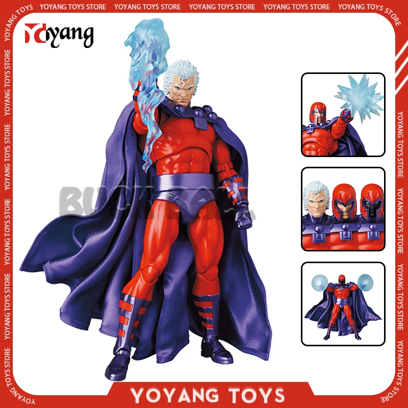 In Magazzino Medicom Toy X-Men Anime Figure Mafex-179 Magneto Comic Ver Action Figure Model Collecile Ml Decor Statue Toys Regali Per Bambini
