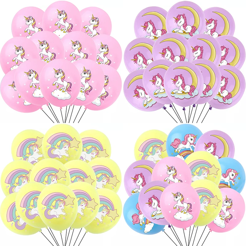 Lotti Rainbow Unicorn Balloon 12 Pollici Palloncini In Lattice 1St Kids Unicorn Theme Decorazioni Per Feste Di Compleanno Baby Shower Globos
