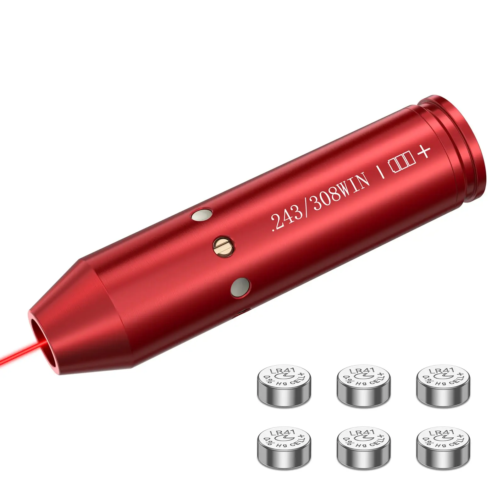 Midten .243 308 Bore Sight Laser Red Dot Boresighters 308 Con Batterie