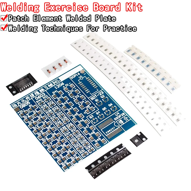 Circuito Fai Da Te Pcb Smt Smd Scheda Pratica Di Saldatura Kit Fai Da Te Fanny Skill Training Tuta Elettronica 77 Pezzi Componenti