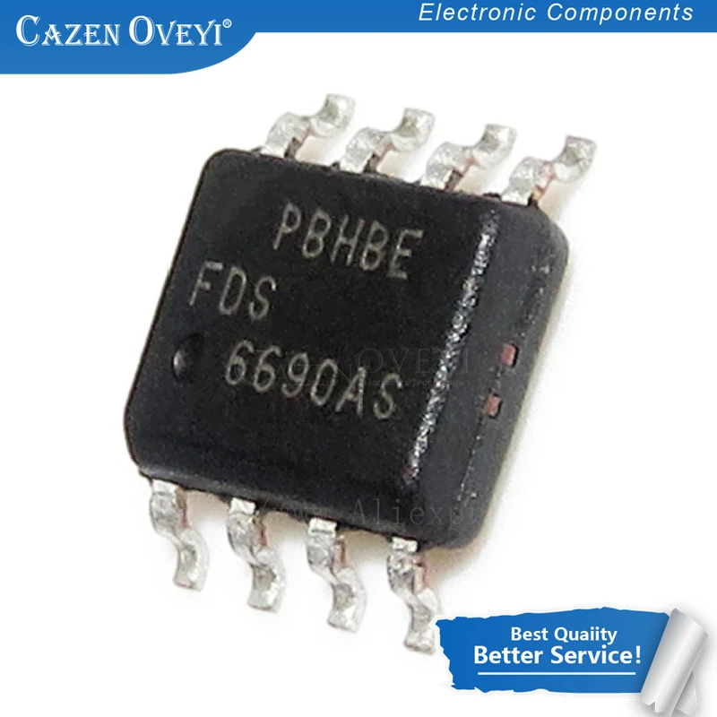 10 Pz/Lotto Fds6690As Fds6690 6690 Sop-8 In Stock