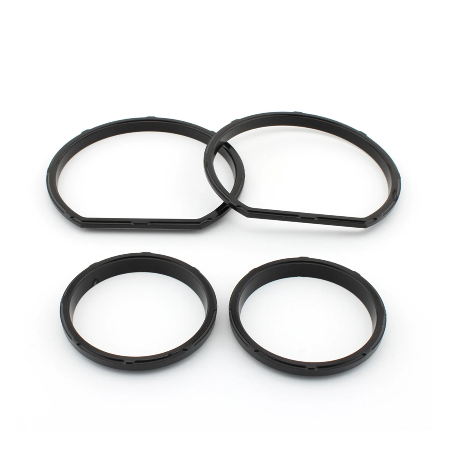 4Pcs Strumento Moto Tachimetro Bordo Gauge Lunetta Per Harley 2014-Later Electra Glide / Street Glide / Ultra Limited