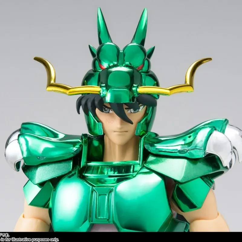 16Cm Anime Action Figure Original Bandai Saint Seiya Myth Cloth Figure Draco Bronze Cloth Dragon Shiryu V1 Helmet