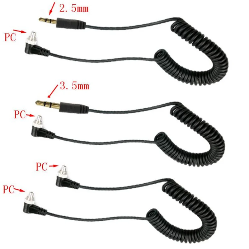 Pc-2.5Mm Pc-3.5Mm Pc-Pc Girare La Testa Del Flash Pc Linea Sincrona Pc Linea Di Piombo Linea Del Flash