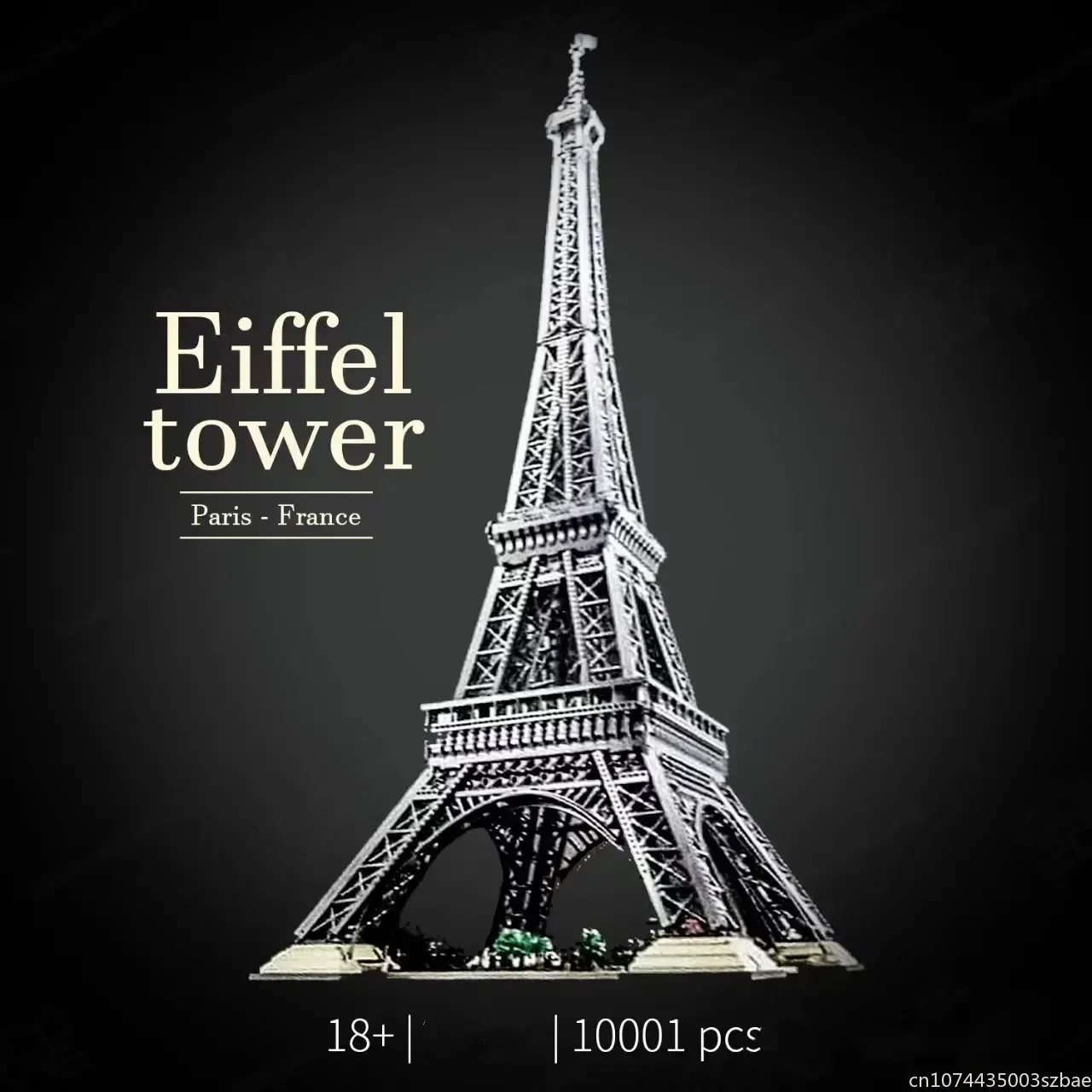 10001 Pz Grande Torre Eiffel Building Blocks Mattoni Bambini Compleanno Regali Di Natale Giocattolo Compatibile 10307 10181 17002 In Magazzino