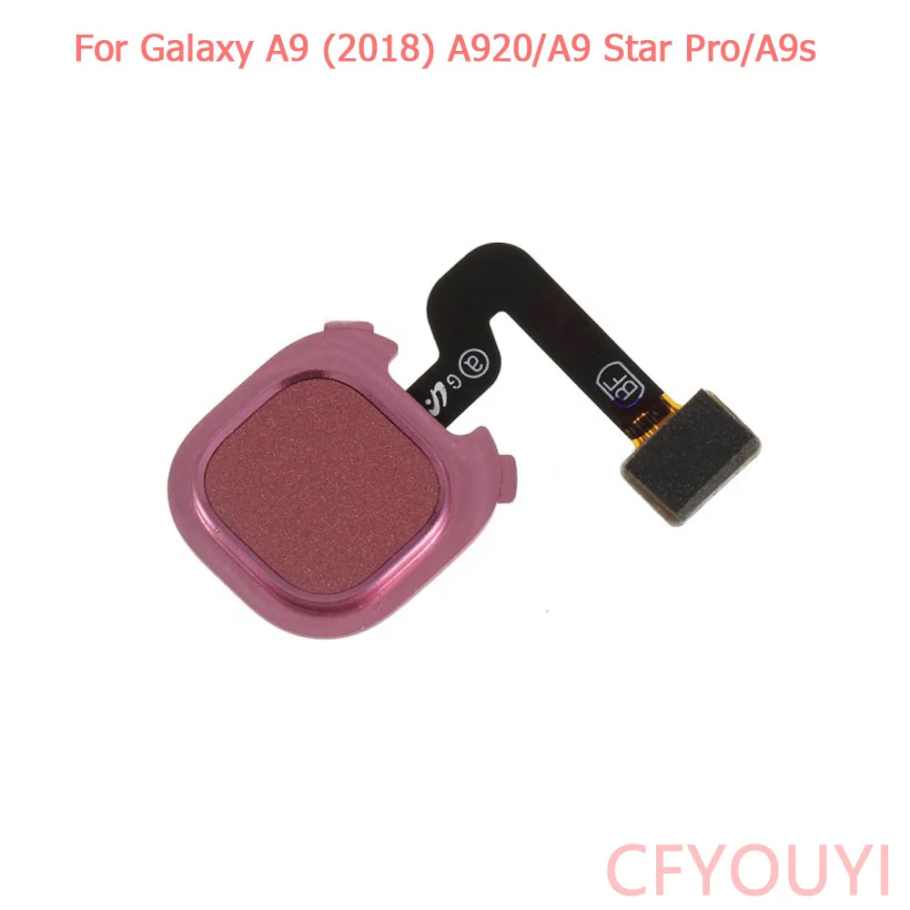 Per Samsung Galaxy A9 2018 A920 / A9 Star Pro / A9S Touch Id Tasto Home Tasto Impronta Digitale Cavo Flessibile