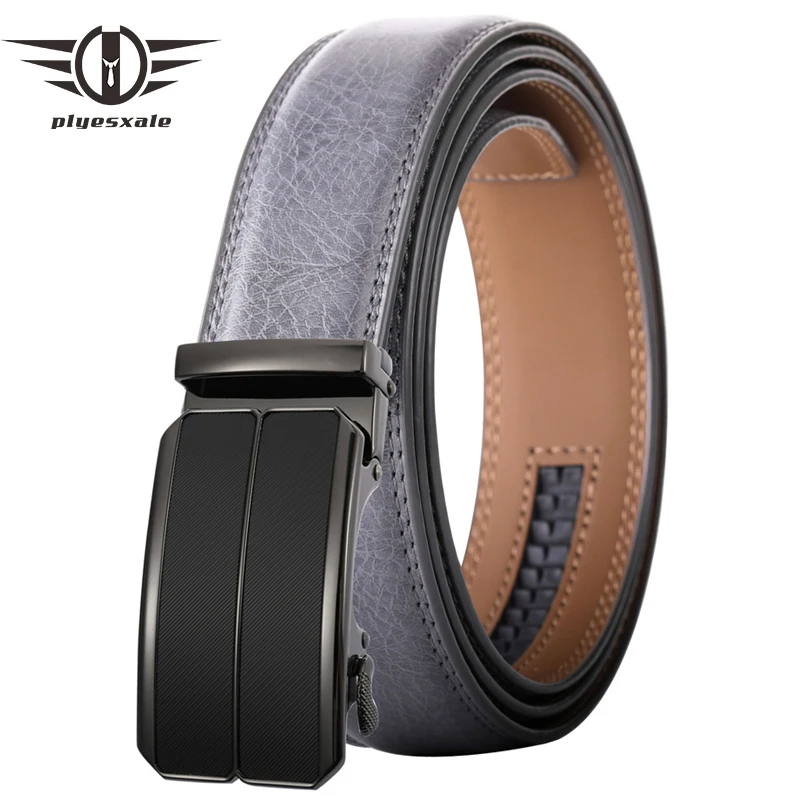 Plyesxale Cinture Da Uomo Cinture Di Design Di Lusso Cintura Da Uomo Di Alta Qualità Con Fibbia Automatica Marchio Di Moda Ceinture Homme B837