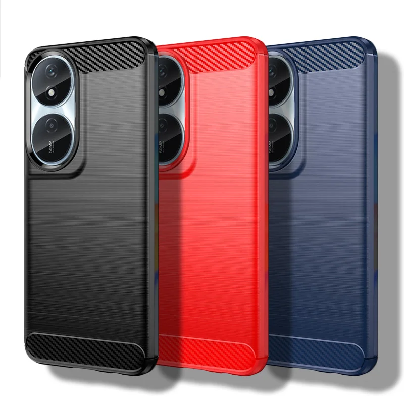 Per Honor 90 Smart Case Per Honor 90 Smart Cover 6.8 Pollici Paraurti In Silicone Antiurto In Fibra Di Carbonio Per Honor 90 Smart