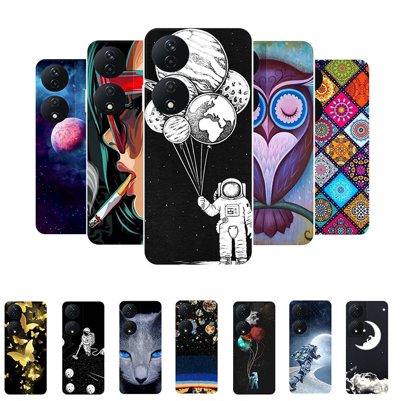 Per Honor 90 Smart Case Cover Honor 90 Smart 4G Funda Astronaut Custodia Morbida In Silicone Per Honor90 Smart 90 Smart Clk-Nx1
