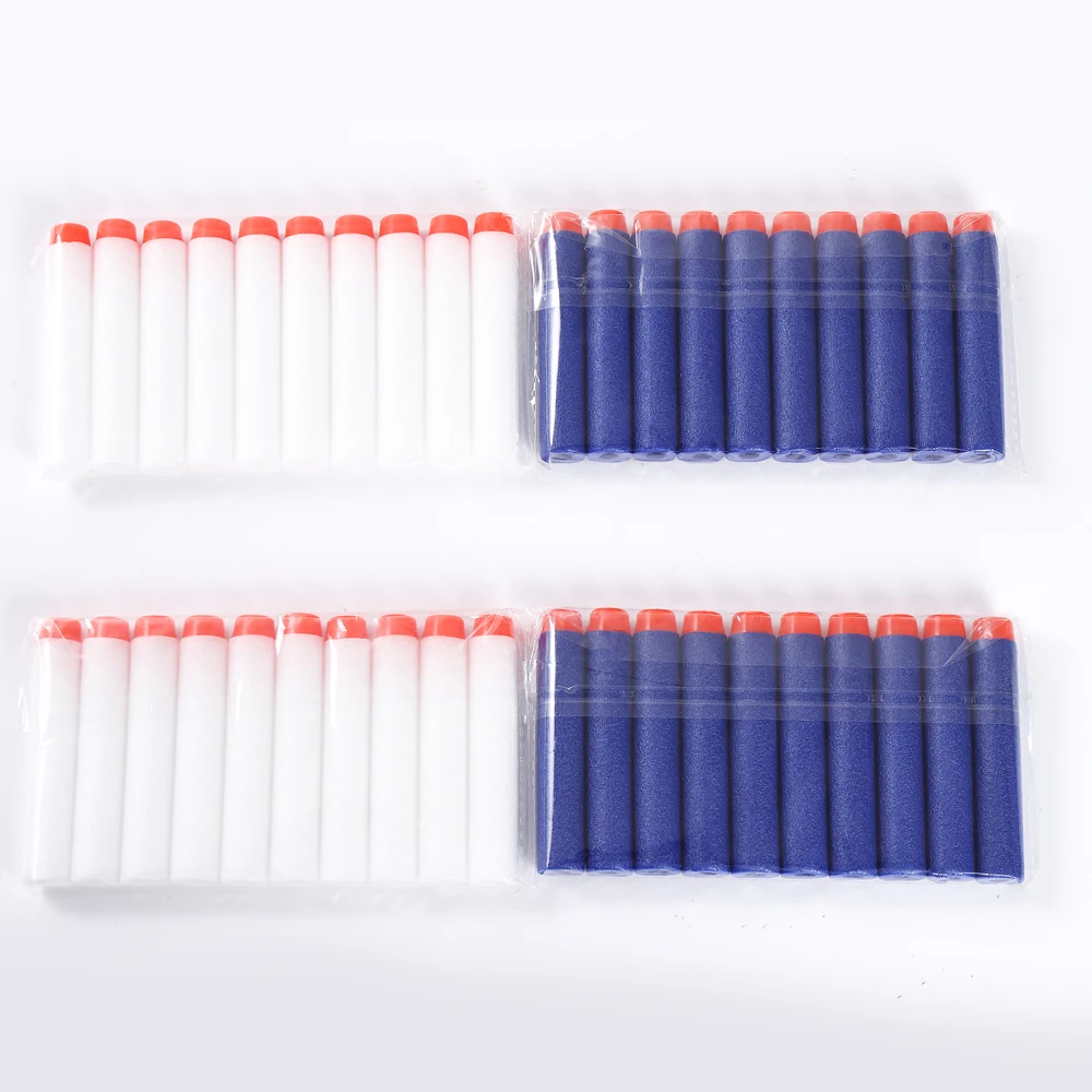 40 Pz Per Nerf Proiettili Eva Soft Hollow Hole Head 7.2Cm Ricarica Bullet Darts Per Nerf Toy Gun Accessori Per Nerf Blasters