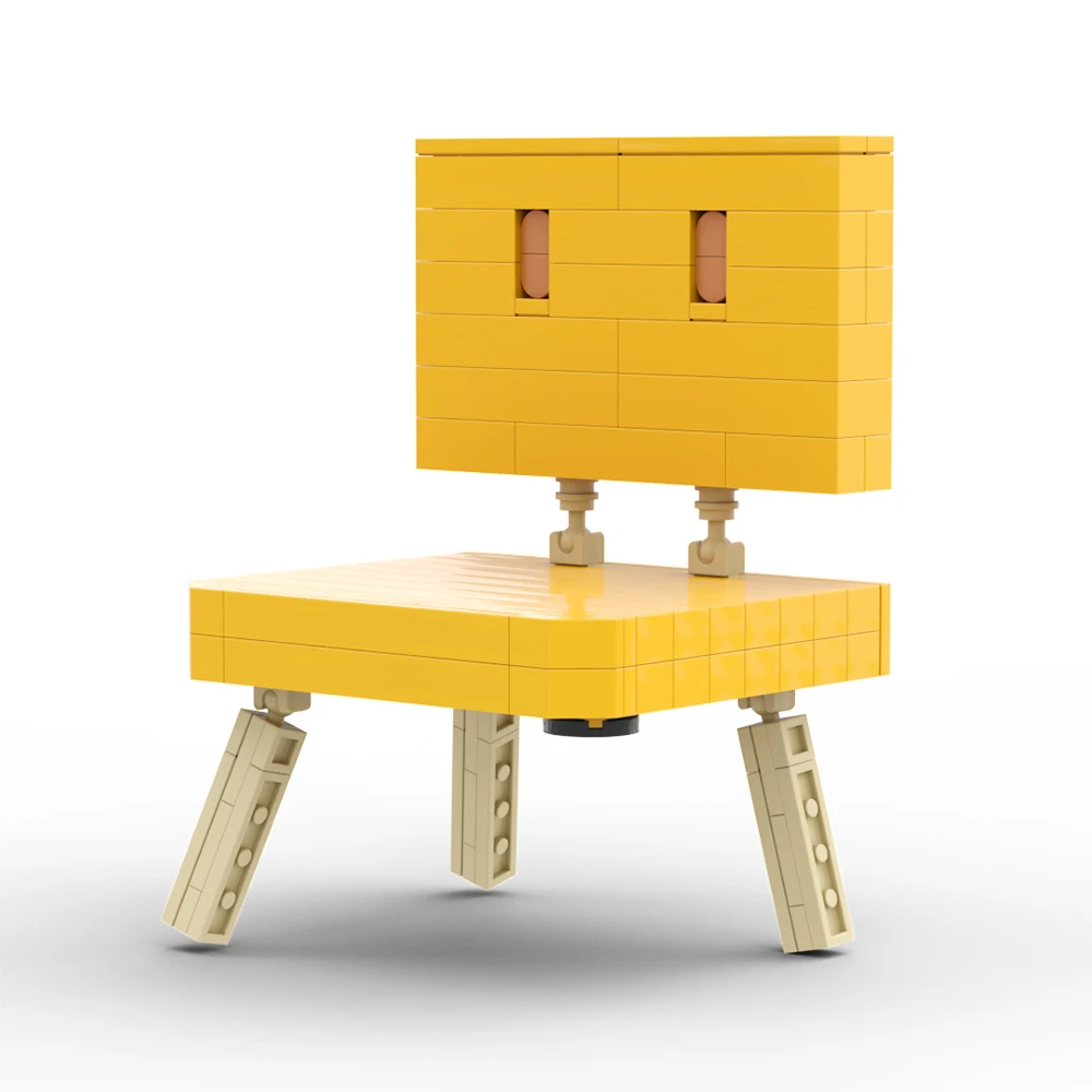 Buildmoc Adventure Movies Creativity Treppiede Chair Building Block Toy Set Japan Anime Suzumeed Somo-Munakataed Model Kids Gift
