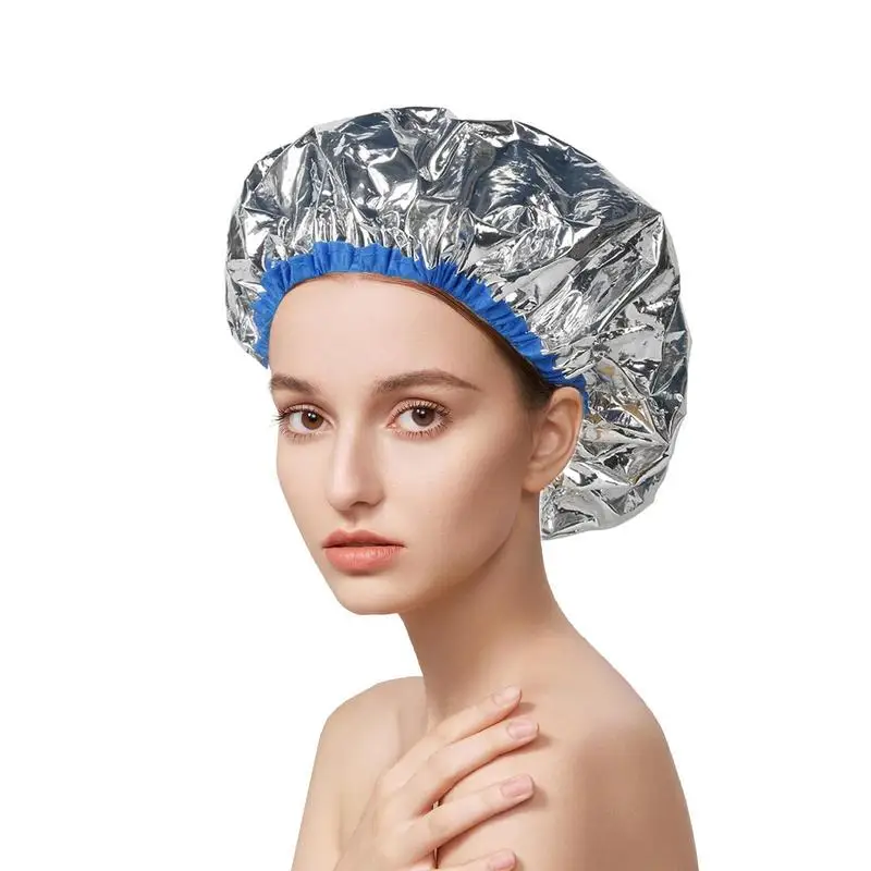 Deep Conditioning Heat Cap Heat Hair Deep Conditioning Cappuccio In Foglio Di Alluminio Tappi Per La Colorazione Dei Capelli Cuffia Per Doccia Termica