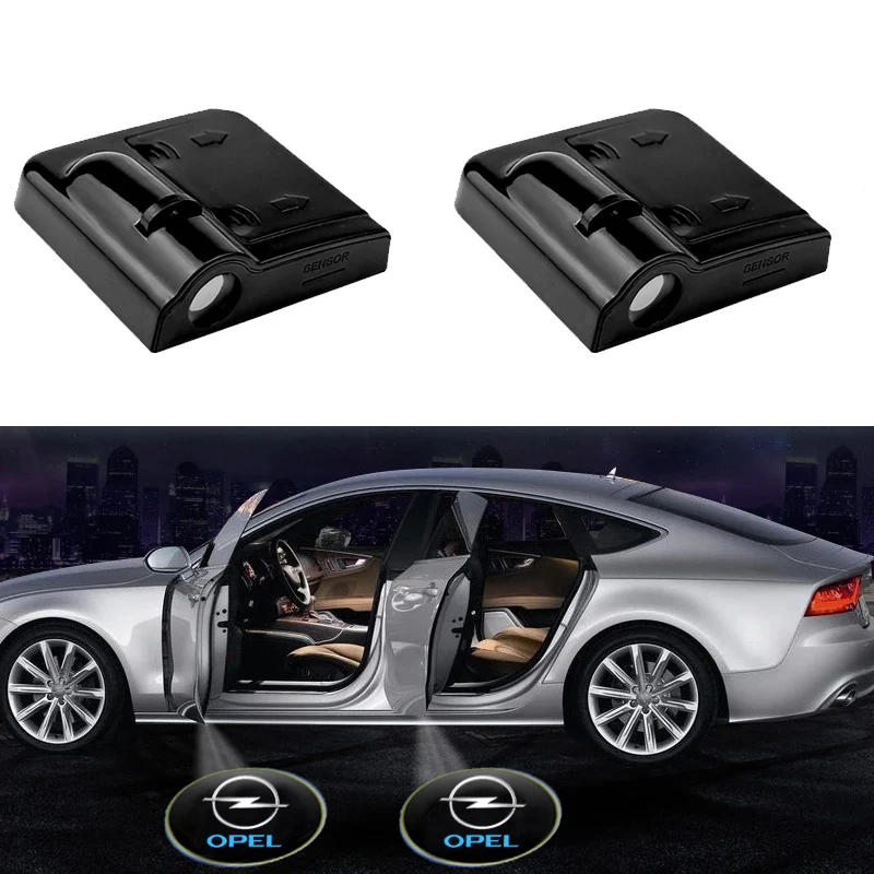 Car Led Door Welcome Projector Luce Del Portiere Accessori Per Auto Per Opel Vectra Astra H J K Corsa C D E Agila Meriva Insignia A B