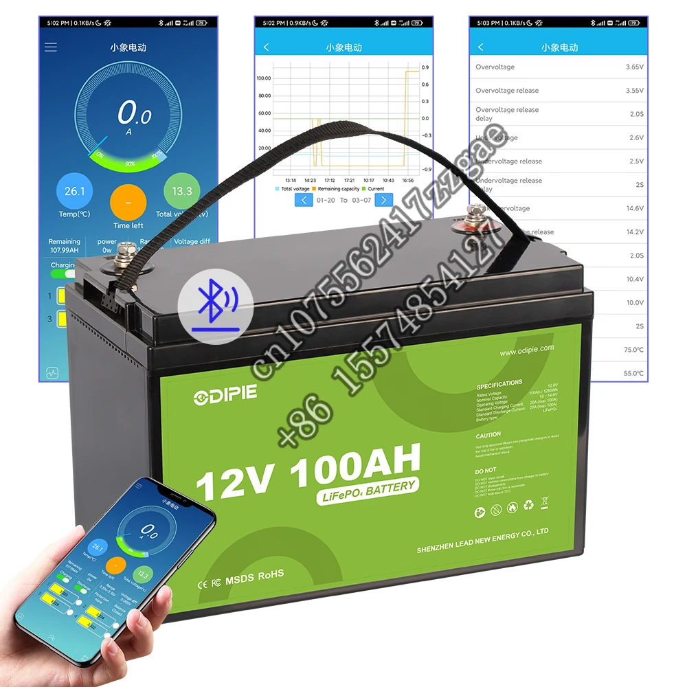 12V 24V 36V 200Ah 40Ah Rivenditori Factory Boat Trolling Motor Batterie 48V 100Ah Boat 50 Ah Deep Cycle Marine Lithium Battery