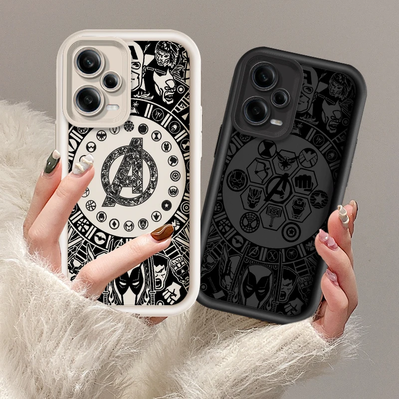 Avengers Cool Per Redmi K50 K40 K30 K20 12C 10C 9C 9At 9A Ultra Pro Prime Eye Ladder Phone Case