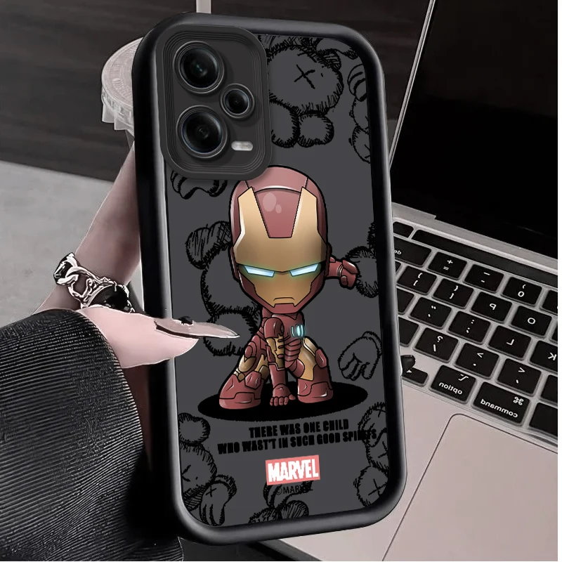 Avengers Hero Per Redmi K50 K40 K30 K20 12C 10C 9C 9At 9A Ultra Pro Prime Eye Ladder Phone Case