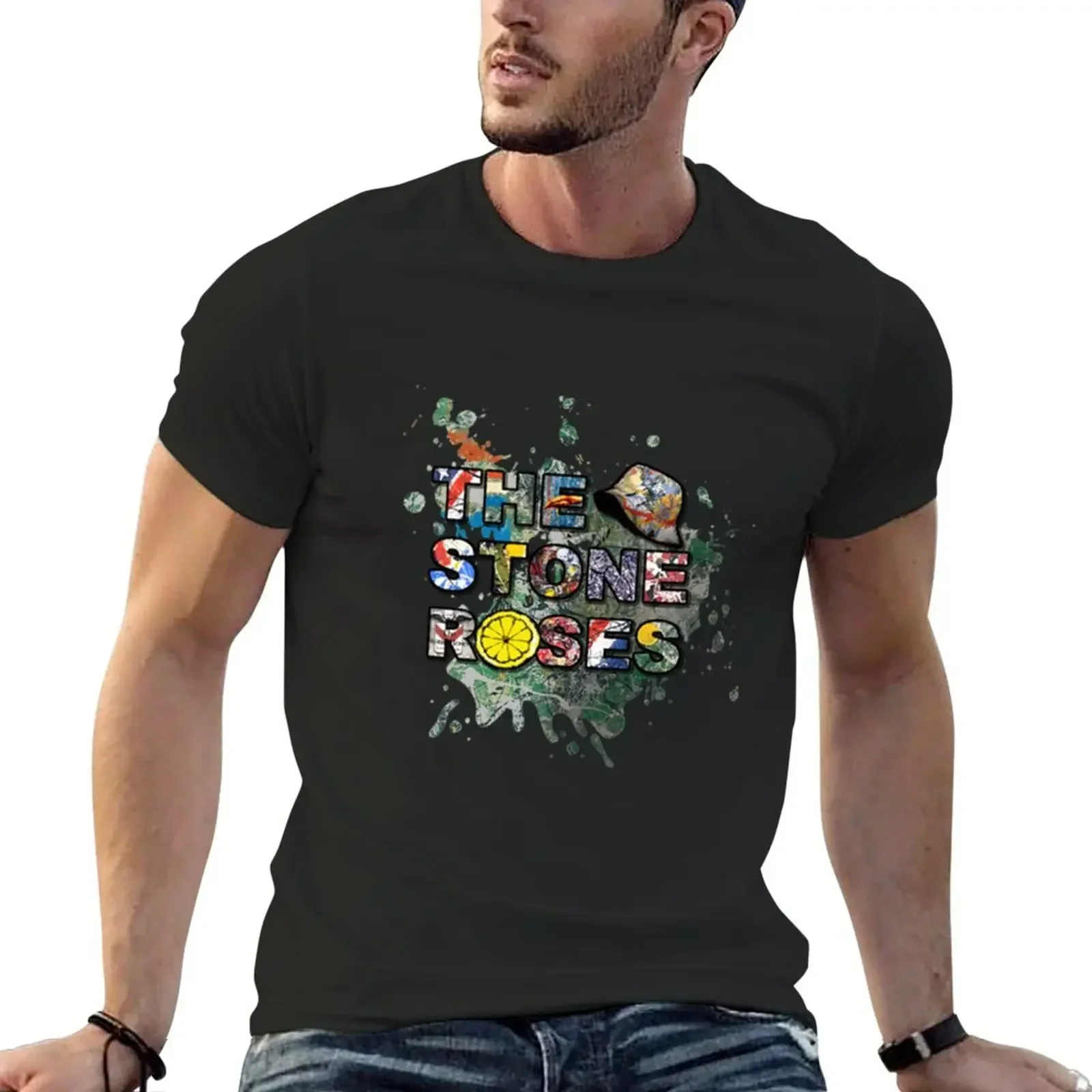 The Madchester Jackson Pollock Bucket Hat T-Shirt Customs Design Your Own Sweat Mens Graphic T-Shirt Pack
