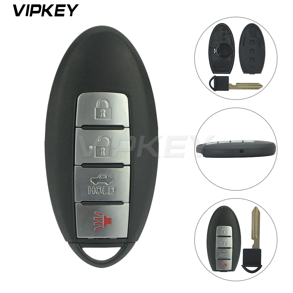 Remotekey Smart Car Key Cover Sostituzione Kr55Wk49622 4 Pulsanti Per Infiniti Nissan Fx50 Fx35 Q40 Altima Maxima Auto Key Shell