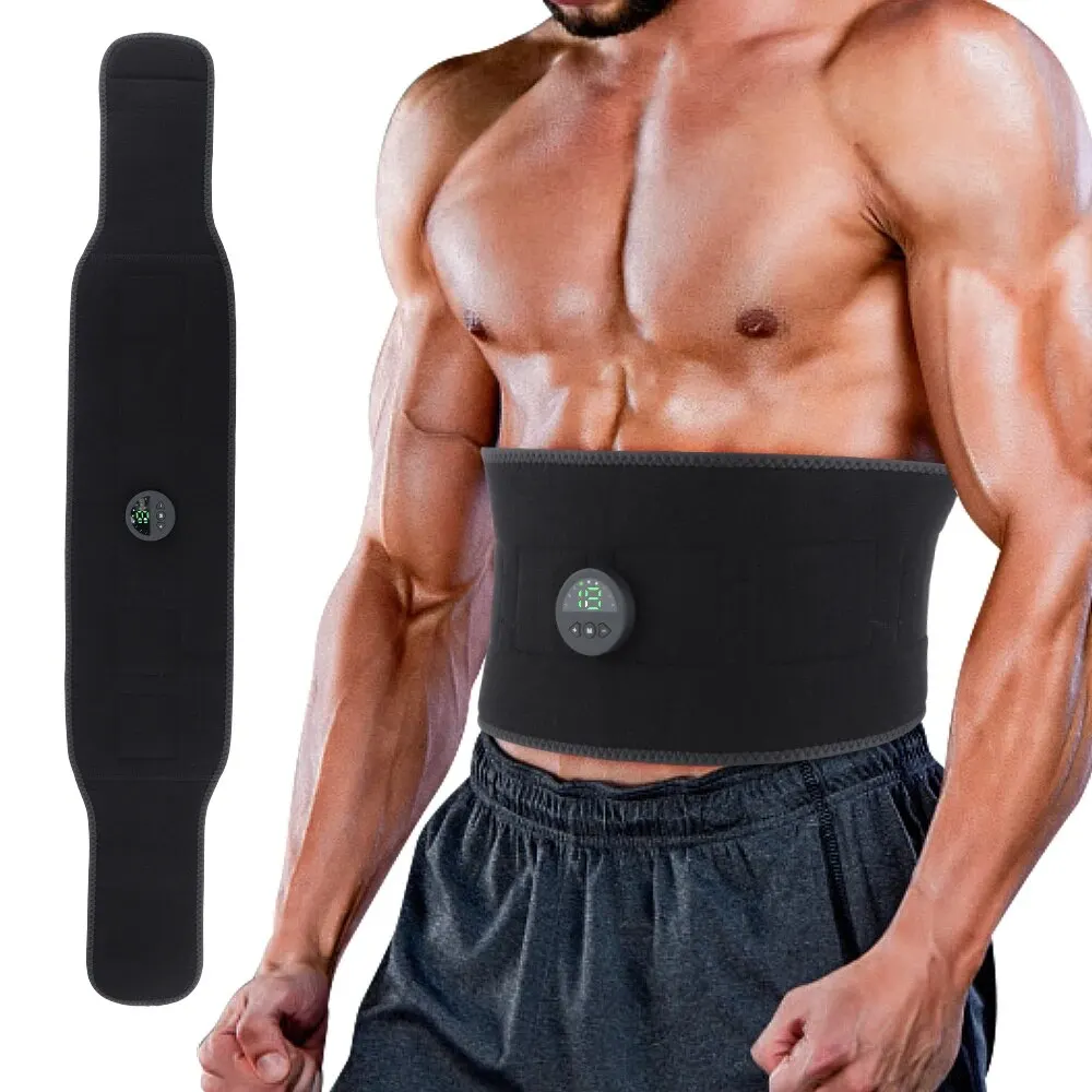 Ms Pulse Body Massager Belt Smart Addome Stimolatore Muscolare Bruciagrassi Vita Perdita Di Peso Corpo Massaggio Dimagrante Fitness 1 Pz