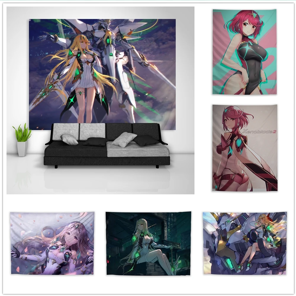 Giappone Wall Art Canvas Painting Xenoblade Chairs 2 Anime Poster E Stampe Immagini Per Living Kids Home Decoration No Frame