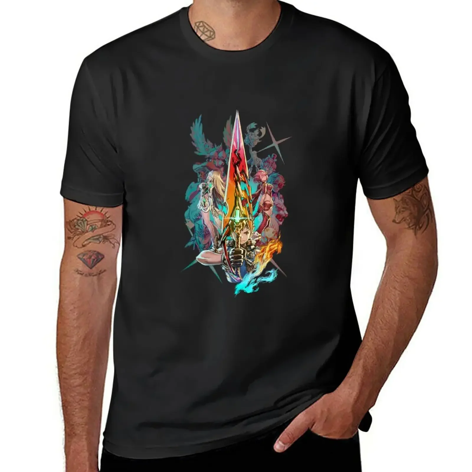 Xenoblade Chairs 2 Team 59Men'S Best Vintage Tee T-Shirt Sweat Kawaii Clothes Summer Tops Mens Graphic T-Shirt Funny