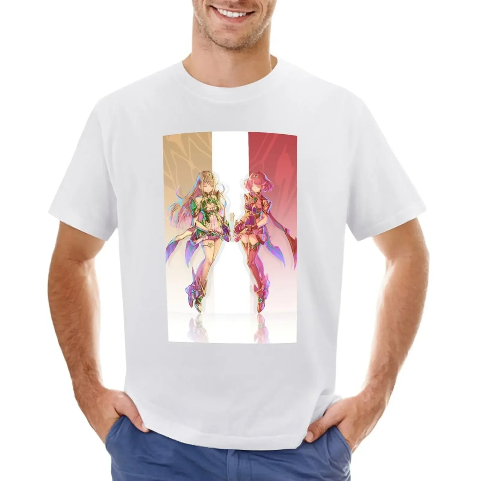 Xenoblade Chairs 2 T-Shirt Grafica Per Un Ragazzo Carino Top Magliette Per Uomo Pack