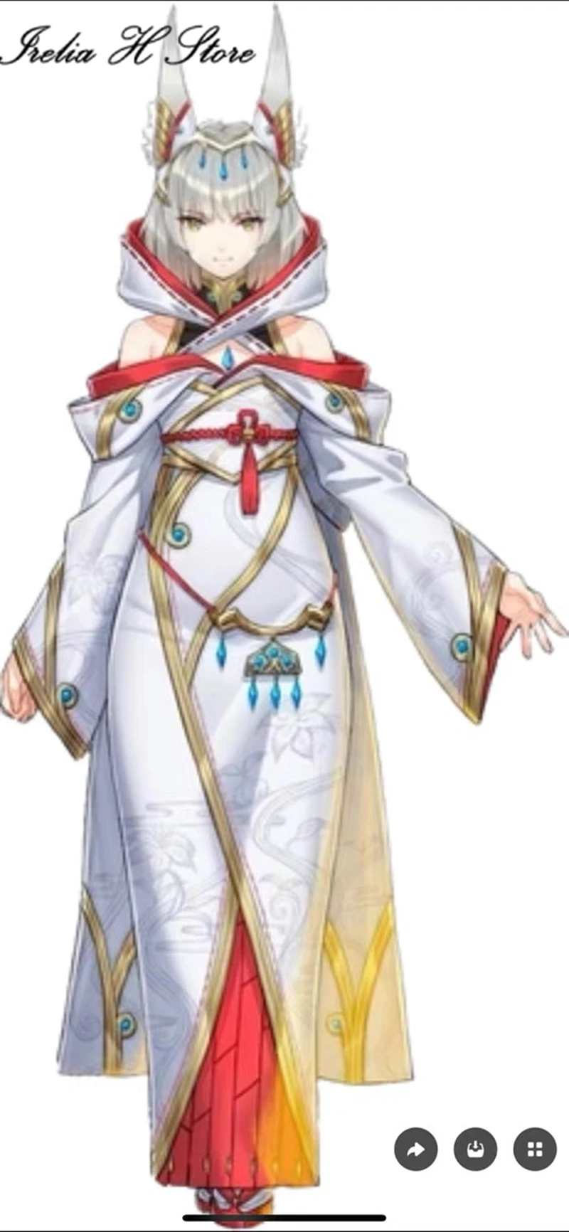 Irelia H Custom Size Xenoblade Chairs 2 Nia Cosplay Costume Donna Kimono Dress Gioco Femminile