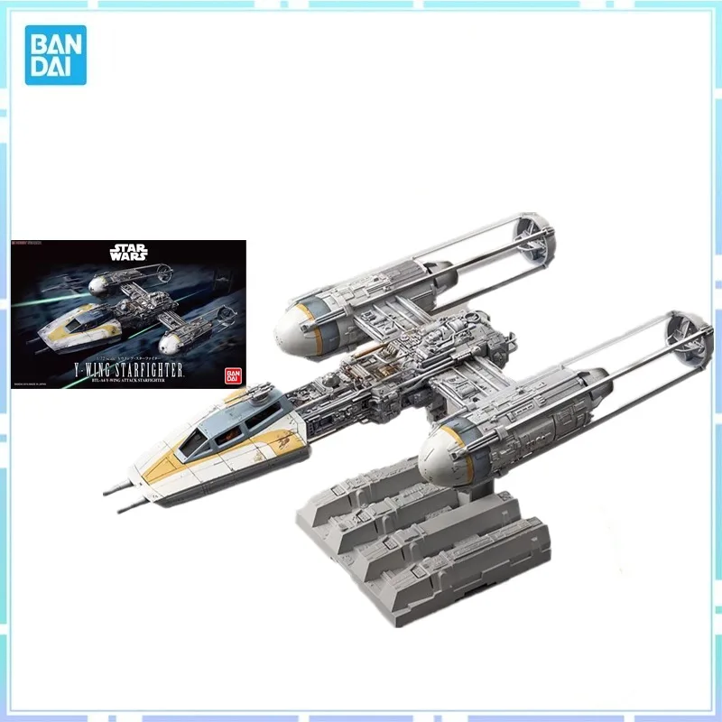Bandai Original Star Wars Anime 1/72 Btl-A4 Y-Wing Attack Starfighter Action Figure Toy Modello Da Collezione Regalo Di Natale
