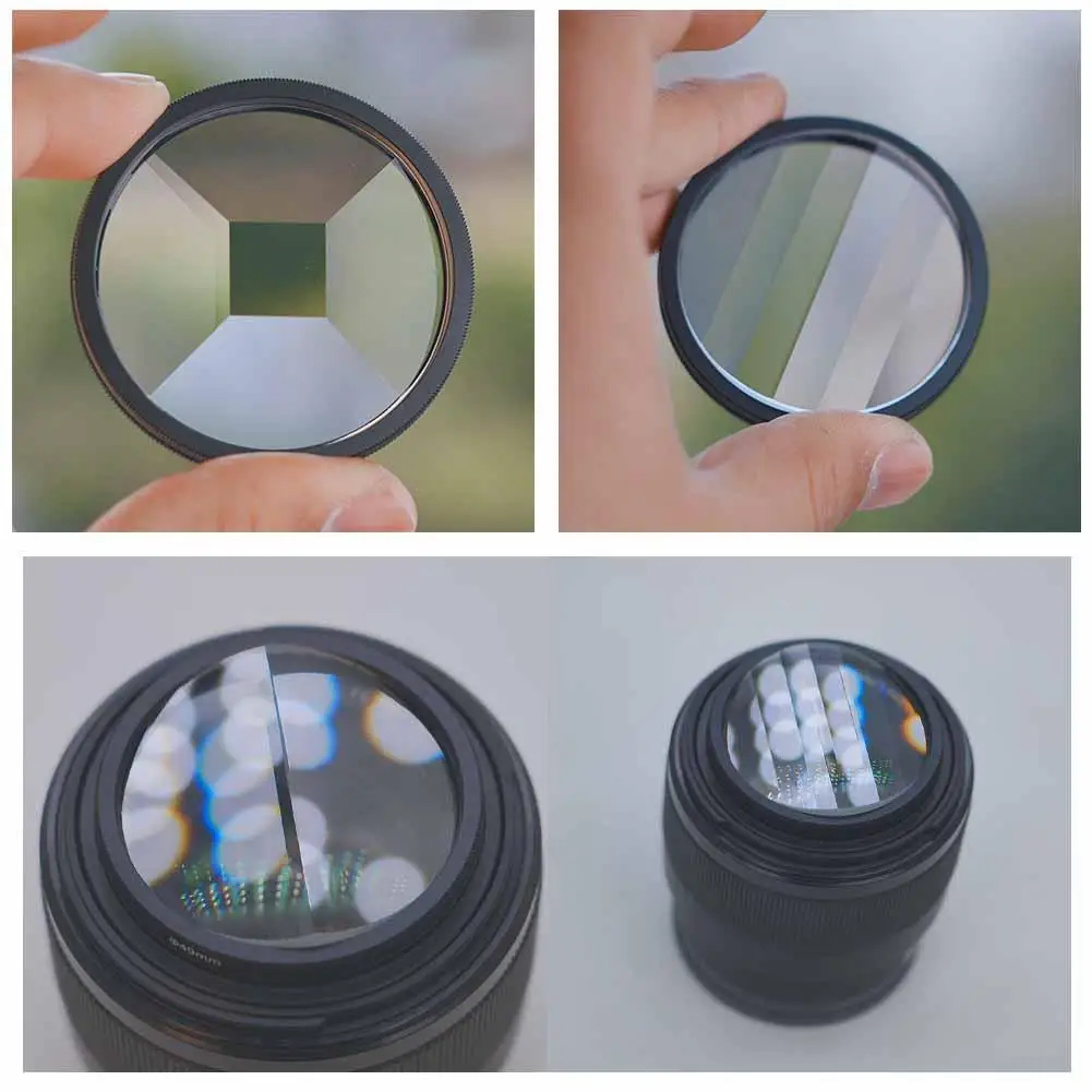 Filtro Fotografico Multiplex Caleidoscopio Da 49Mm Adatto Per Canon Ef50/F1.8 Per Sony Per Polaroid I-2 Edio Camera Accessori U8G5