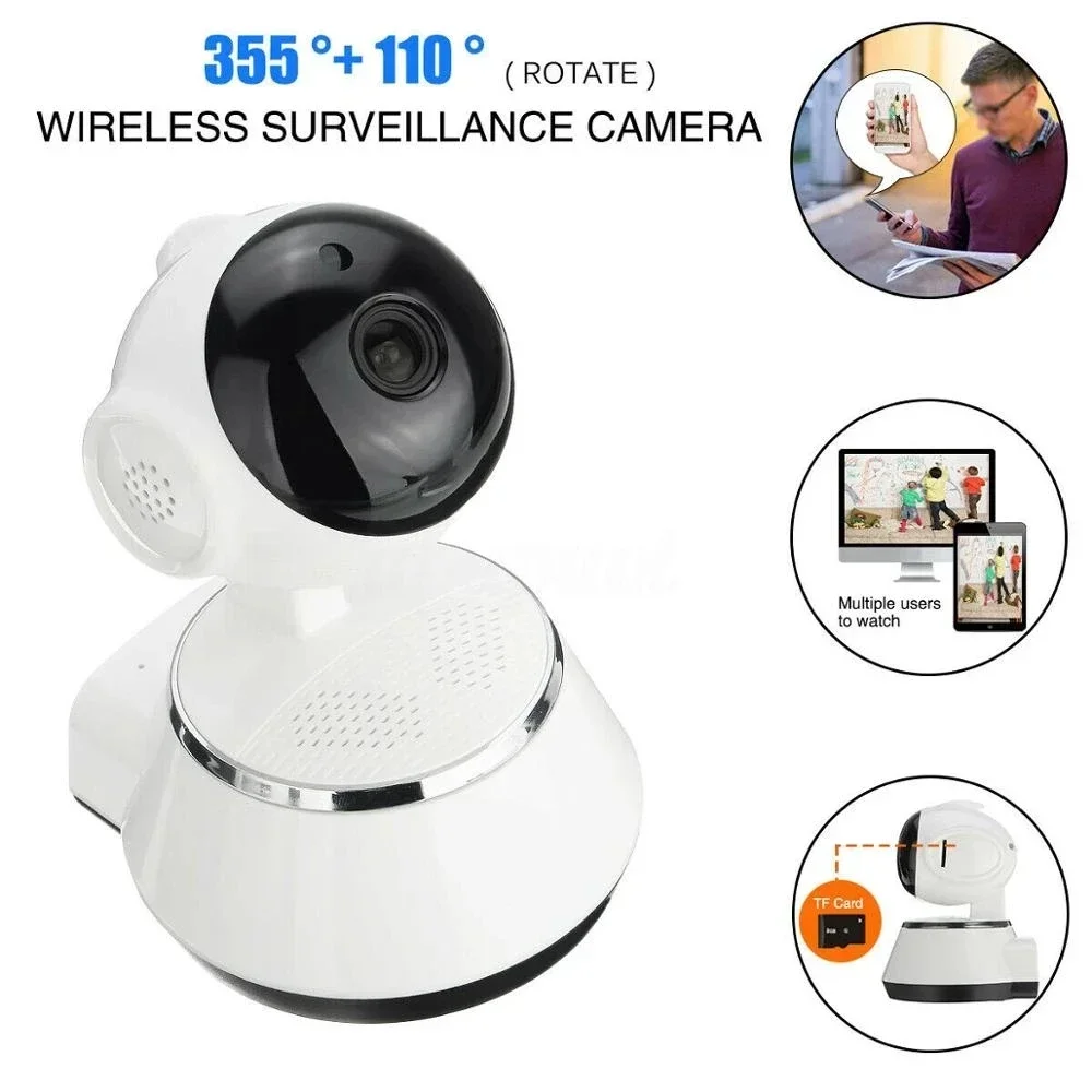 Smart Home Wireless Intelligent Auto Tracking Of Human Surveillance Camera Cctv Network Wifi Camera V380 Pro Ip Camera Hd Cloud