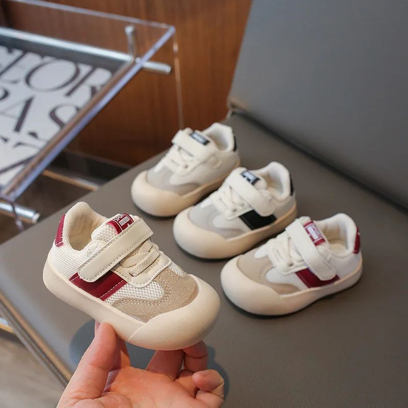 2024 Primavera New Infant Toddler Shoes Traspirante Soft Bottom Baby Girl Shoes Baby Boy Board Shoes Delivery