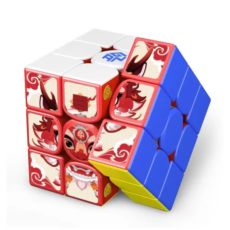 Gan 356 Me Edizione Limitata Magnetic Magic Speed Cube Stickerless Professional Fidget Toys Gan 356 Linglong Cubo Magico Puzzle