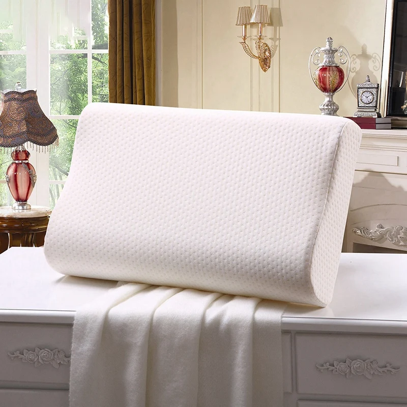 1 Pz Memory Foam Neck Space Pillow Cuscino In Memory Foam Cuscino Per Dormire Cuscino In Lattice Set Di Cuscini In Memoria A Rimbalzo Lento