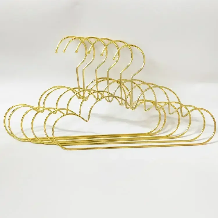 Tie Metal Scarf Half Cloud Rack, Rack Kids Hanger Round Silk Belt Gold Hanger.